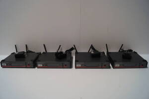 Lot of 4 Sennheiser G3 EM100 Wireless Receiver w/ NO PSU