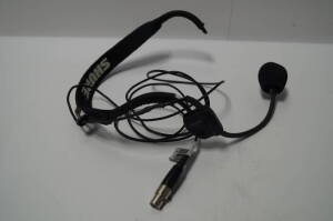 Lot of (4) Shure WH20 Headset Mics, (9) Sennheiser ME3 Headsets,