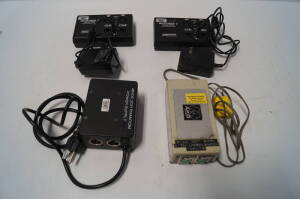 Lot of Assorted Phantom Power Supplies (2) Whirlwind MicP2, Philips N62E, WNSS Phantom Power Supply, AKG N66E Phantom Power Supply, EVAC24S 4ch Phantom PWR Expander, Whirlwind IMP Mic Combiner, C-Tape C-Ducer Instrument Mic Preamp