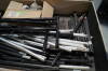 Bin of Assorted Keyboard & Guitar Stands, Music Stand & Speaker Stand Parts - 2