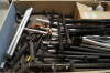 Bin of Assorted Keyboard & Guitar Stands, Music Stand & Speaker Stand Parts - 4
