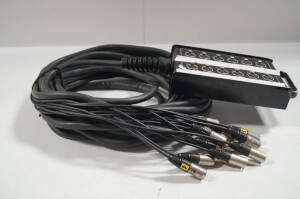50' 12-Channel Stage Box Multicable