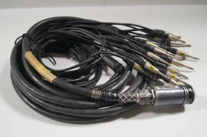 Discrete Insert Cable - Whirlwind to 1/4", 3x Whirlwind to MXLR Splay