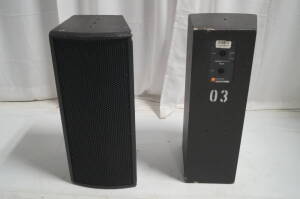 JBL MS28 Full Range Main Speakers with M8 Eye Bolts and Mounts