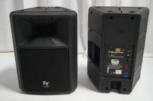 EV SXA360 Powered Speakers with AC Cable