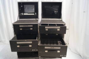 Large Worktrunk with Assorted Tape and Audio Spares/Adapters