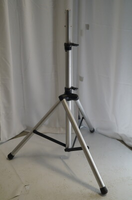 Pair of Regular Silver Ultimate Support Speaker Stands
