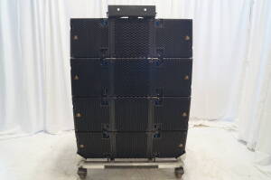 Adamson E12 Line Array Main Speakers with E-Frame Rigging Frame and Extender Beam