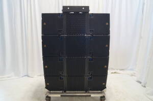 Adamson E12 Line Array Main Speakers with E-Frame Rigging Frame and Extender Beam