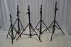 Lot (4) Manfrotto 420b Combination Boom Stands, (1) SLS-LS10 Lighst stand