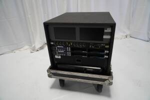 Blackmagic Smartview Duo HDSDI Dual LCD / Whirlwind DA-2 / AJA Ki-Pro Rack Mount Recorder (2) / Tripp Lite UPS