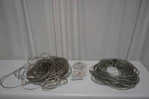 2 x 150' Wide Loyal rope lights w/ Assorted accessories.
