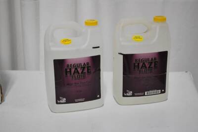 Lot of Le Maitre Regular Haze Fluid Water Based Haze Fluids 4x In Box, 3x Loose (One is a liitle less than full)