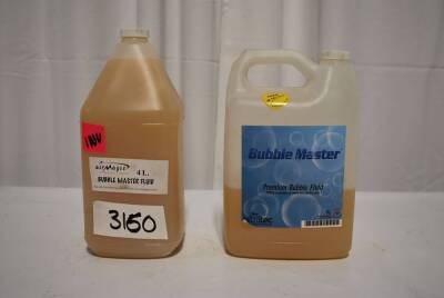 Lot of 1x Bubble Master Premium Bubble Fluid (Patial) 1x AirMagic Bubble Master Bubble Fluid (Full )