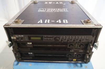 XW Amp Rack (Contains EV DX38 Xover, (2) QSC PL224 Amplifier)