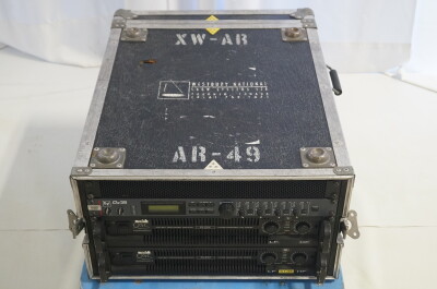 XW Amp Rack (Contains EV DX38 Xover, (2) QSC PL224 Amplifier)