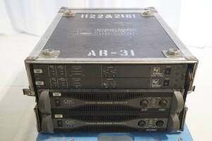1122/2181 Amp Rack (Contains DMC-1122A Xover, DMC-2181A Xover, (2) QSC PLX 1602 Amplifier)
