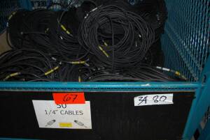 Lot 50' 1/4" Cable (67)