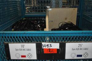 Lot 10'-25' 3 Pin Mic Cable (122)