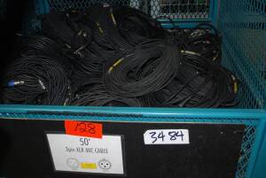 Lot 50' 3 Pin Mic Cable (128)