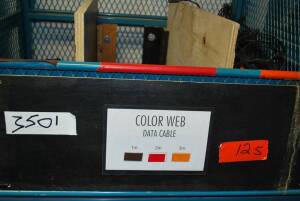 Lot 1m-3m Color Web Data Cable (125)