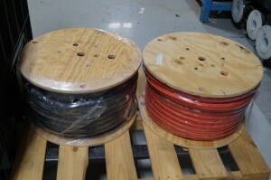 Blk Rope Spool , Red Rope Spool