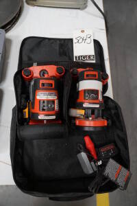 Lot (2) Black and Decker BDL310s-CA Crossfire Auto Level Laser