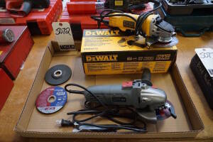 DeWalt DWE4012 Paddle Switch Small Angle Grinder and Corded Angle Grinder