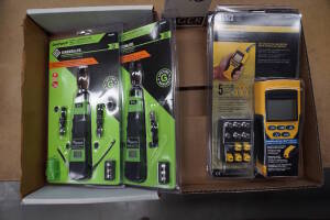 Klein Tools Cable Tester and (2) Greenlee SurePunch Pro