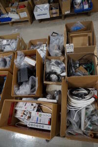 Assorted Power Bars, Power Supply Parts and Wall Plates