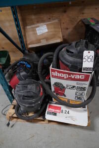 Lot (8) Shop-Vac and Accessories
