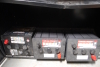Black Cabinet containing Neutrik/Powercon Connectors, Various Sized Uline Reclosable Bags, (8) Flux Off Can, (6) Electro Wash Can and (2) Canada Proof Lead Acid Battery - 6