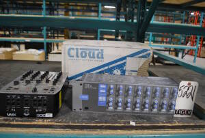 Lot Behringer Pro Mixer VMX300 and Cloud Z8 II Eight Zone Venue Mixer