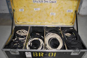 Lot Assorted 5pin XLR DMX Cable