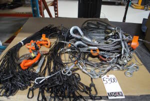 Lot Safety Cables