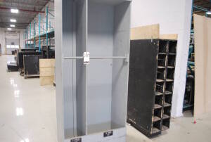 Vertical Pole Storage 90"x40"x22" and Pole Shelf 68"x48"x17