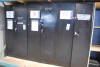 Lot (6) Black Cabinet and (1) Black Cabinet containing Miscellaneous Tools, Casters and Stencils - 2