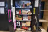 Lot (6) Black Cabinet and (1) Black Cabinet containing Miscellaneous Tools, Casters and Stencils - 3